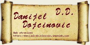 Danijel Dojčinović vizit kartica